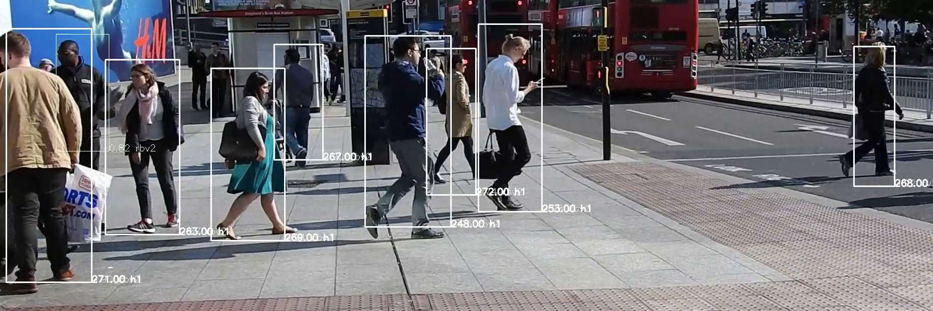 Counting pedestrians from video